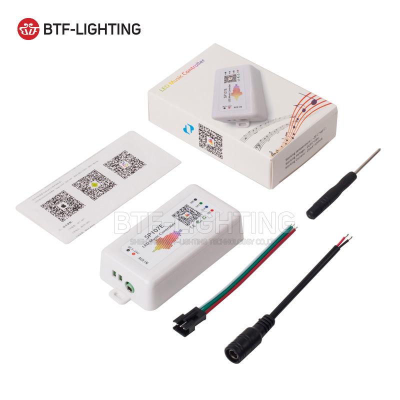 SP Controller RGBIC Light Strip with Bluetooth, WiFi, and Music App (Models 105/06/07/08/110E)