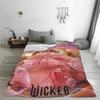 Wicked Musical Film Glinda Poster Merch Decken Flanell Sofa Überwurf Decke Entspannend Warm für Draußen Bettbezüge