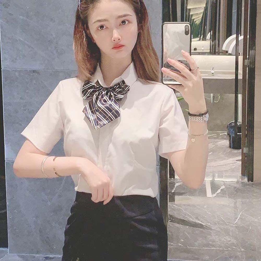 Dots Bowknot Neckties Stripe JK Uniform Bow Ties Elegant Airline Stewardess Necktie  Ladies/Girls