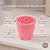 Silicone Makeup Brush Cleaning Cup With Storage And Drying Function For Cosmetic Tools