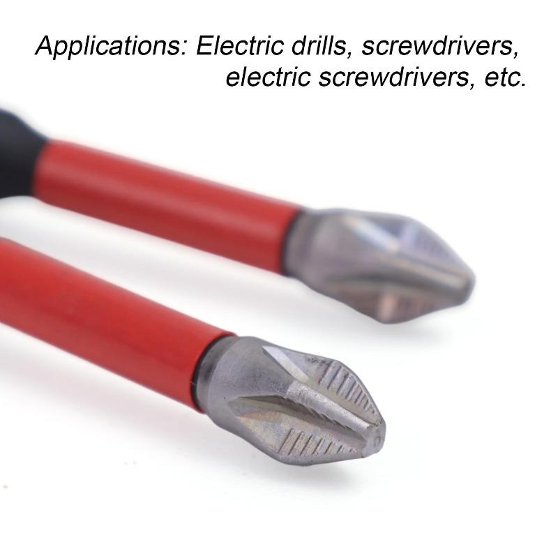 12/1 Stück Magnetischer Schraubendreherbit Sechskantschaft Elektrischer Federbohrerkopf Heimwerker Holzbearbeitung Reparatur Bohrer Bits Hardware Werkzeug Zubehör