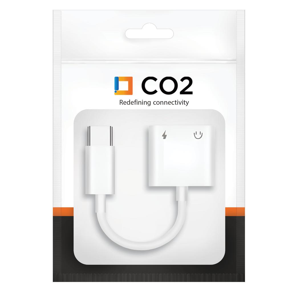 Co2 Adapter 2X Usb-C Przejściówka Kabel Usb Typ C Do Samsung Apple Xiaomi Z Dac
