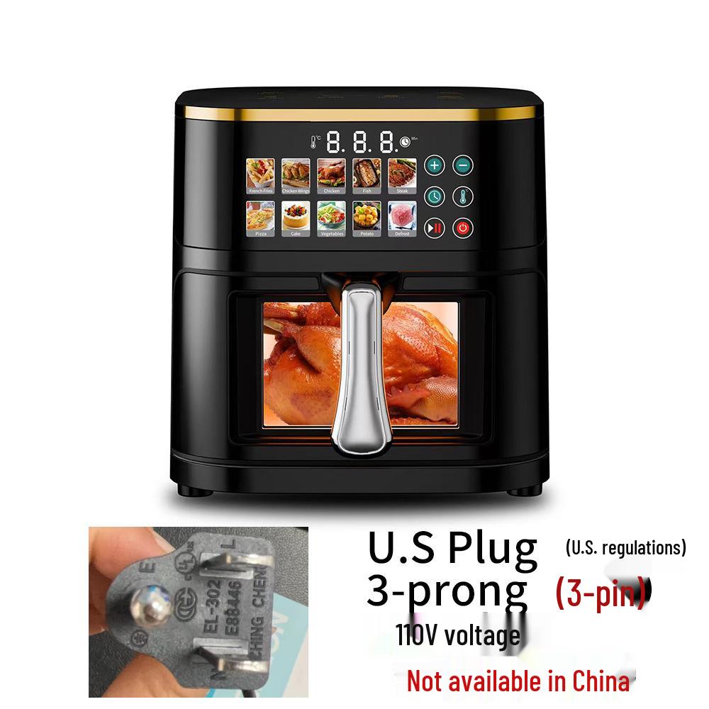 Inteligentna frytkownica powietrzna ze stali nierdzewnej o dużej pojemności 10L/12L