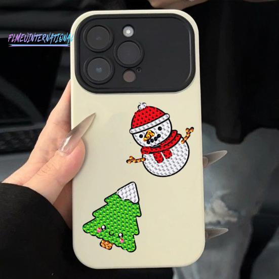 5D DIY bunte Diamant-Malerei-Aufkleber, verschiedene Weihnachtsbaum-Schneemann-Hirsch-Form, glänzende Diamant-Malerei-Abziehbilder