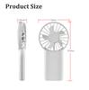 Portable Mini Handheld Summer Fan High Wind Power Silent Pocket USB Rechargeable Small Electric Fan Compact Size Lightweight