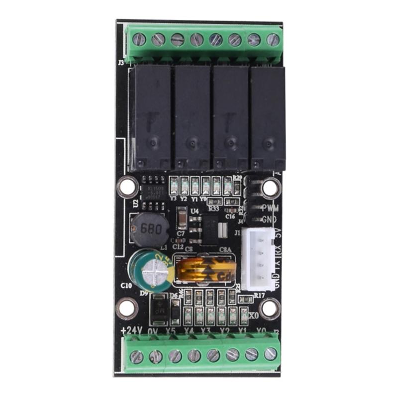 Relais Modul FX2N-10MR SPS Programmierbarer Steuerungsplatine Kleine Größe Unterstützt Analogen Eingang Einfach zu Bedienen