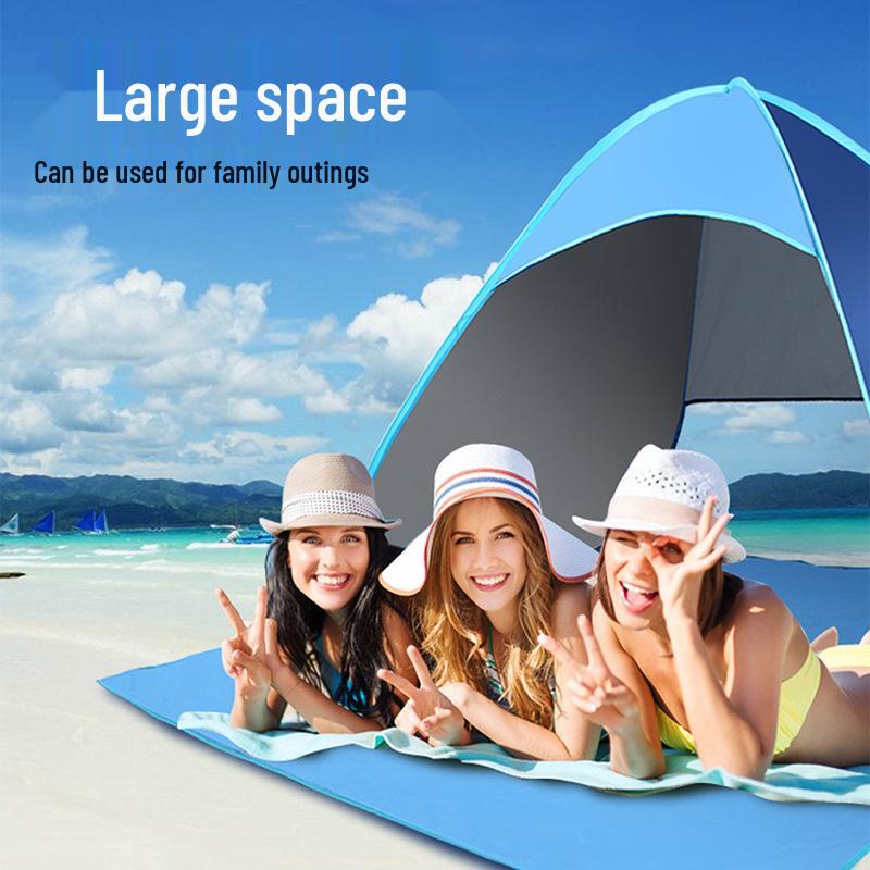 Fully Automatic Foldable Tent: Portable, No-Installation, Thickened, Sun-Protected for Overnight Camping