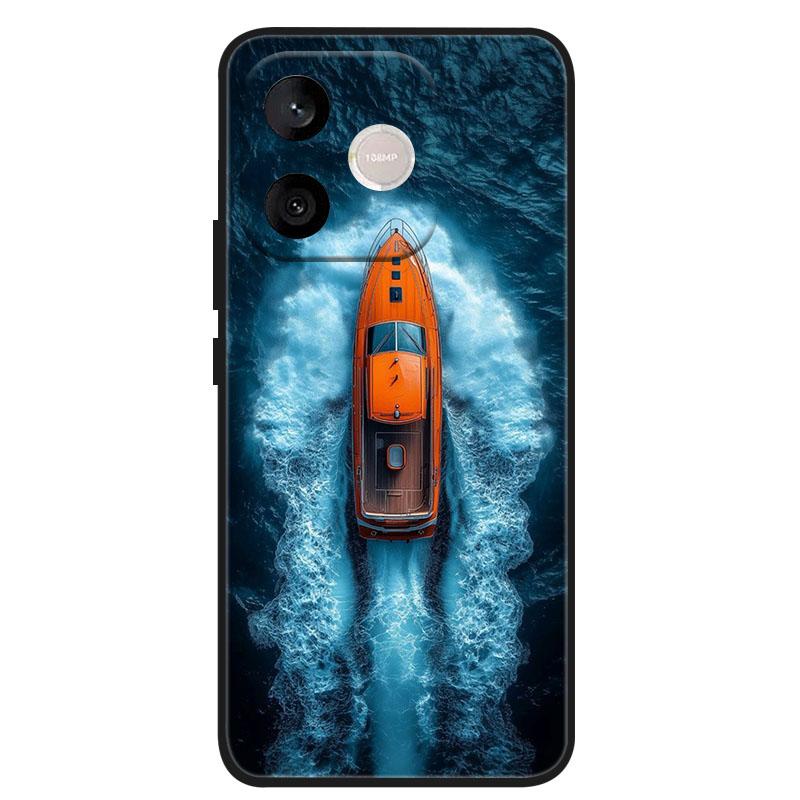 For Honor 600 Lite Case Luxury Painting Soft Silicone Back Cover LNA-NX1 Phone Casing For Honor 500 Smart TPU Shockproof Bumper