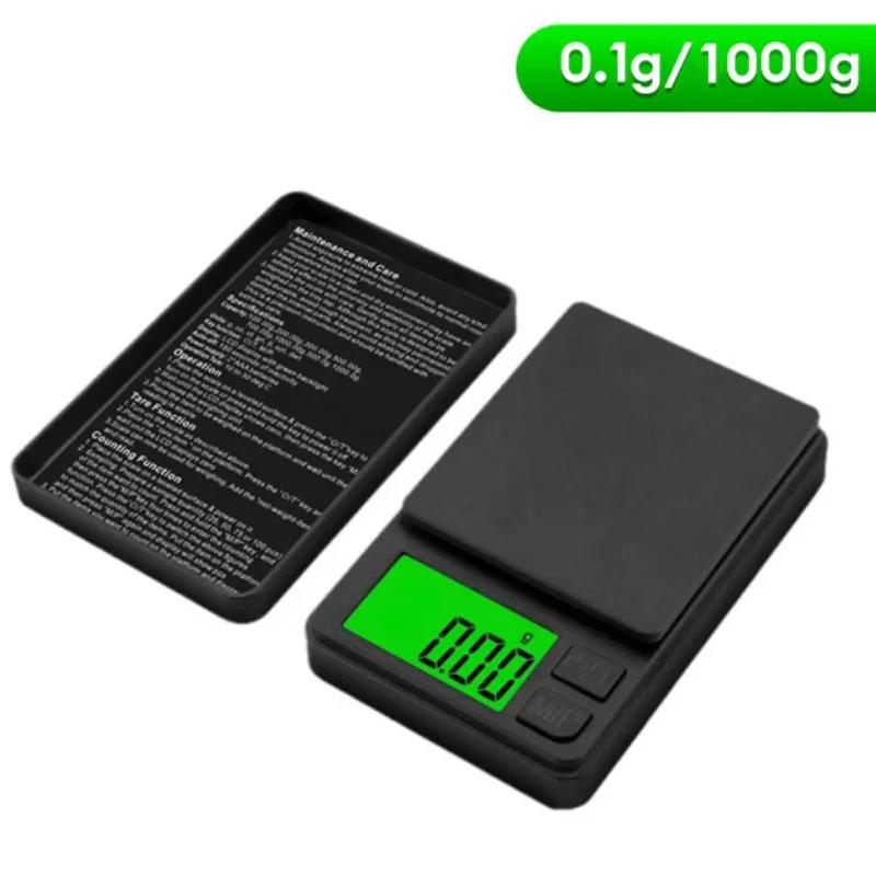 

Portable Mini Digital Scale 0.01g-1000g High Precision Pocket Kitchen Scale for Jewelry