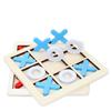 Children's Tic-Tac-Toe Puzzle: Logical Thinking & Concentration Training Toy for Two-Player Interactive Desktop Game