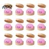 Rice Dumpling Stress Reliever Glow In the Dark Bun Squeeze Toy LED Light Up Relief Soft Skin-friendly Toy Fidget Sensory for Adults Kids Cute Desk