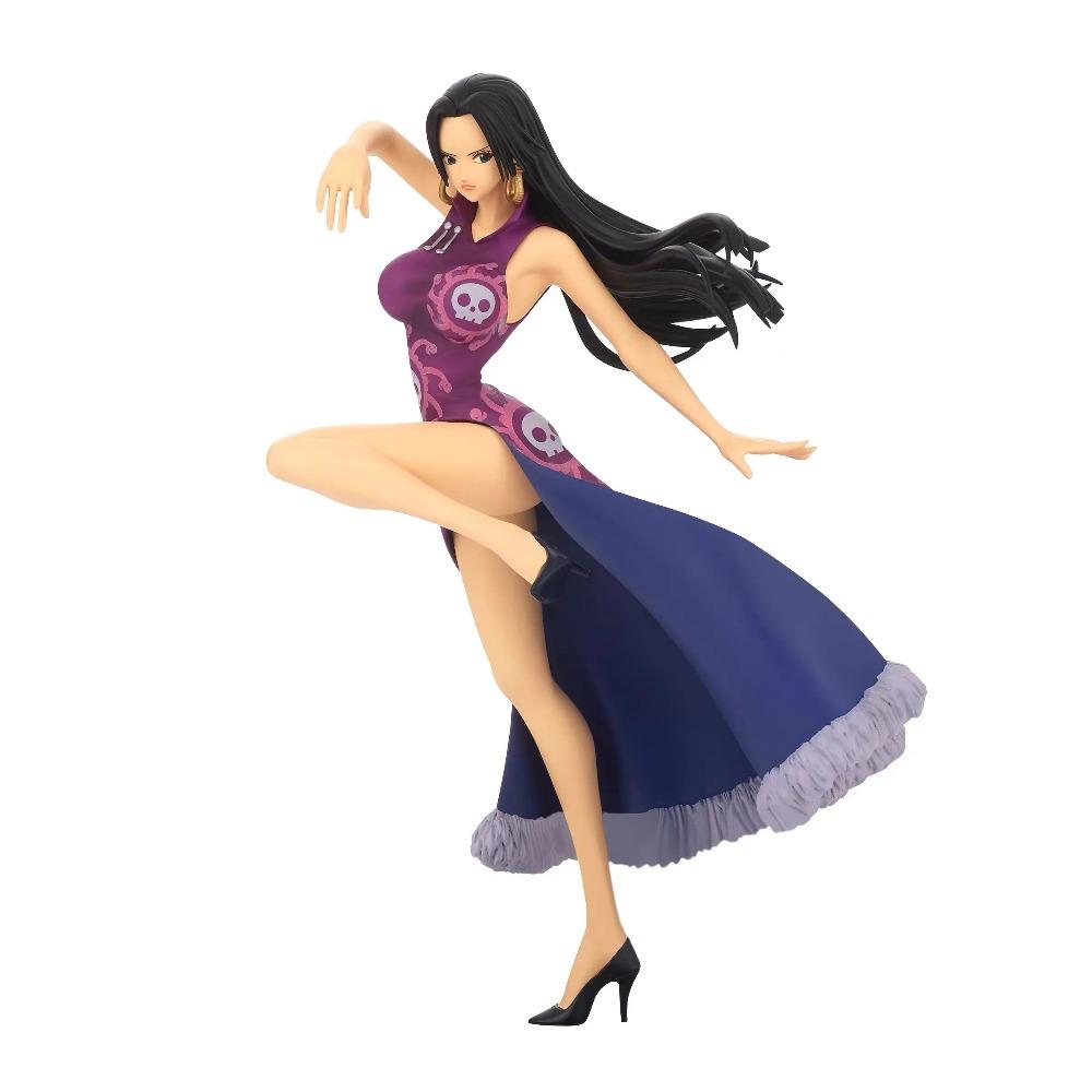 

Hot One Piece Anime Boa Hancock Figures Toys GK Snake Princess Action Figure Sexy Cheongsam Girl Doll PVC Figurines Statue