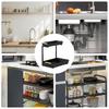 Pull Out Cabinet Organizer 2-Tier Under Sink Organizers And Storage Large Capacity Kitchen Baskets Home Organization For Laundry