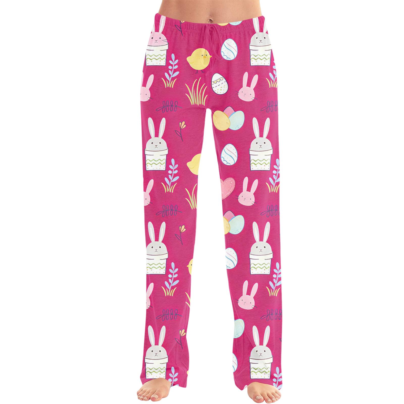 Men s Easter Fashion Printed Casual Straight Leg Pants XXL