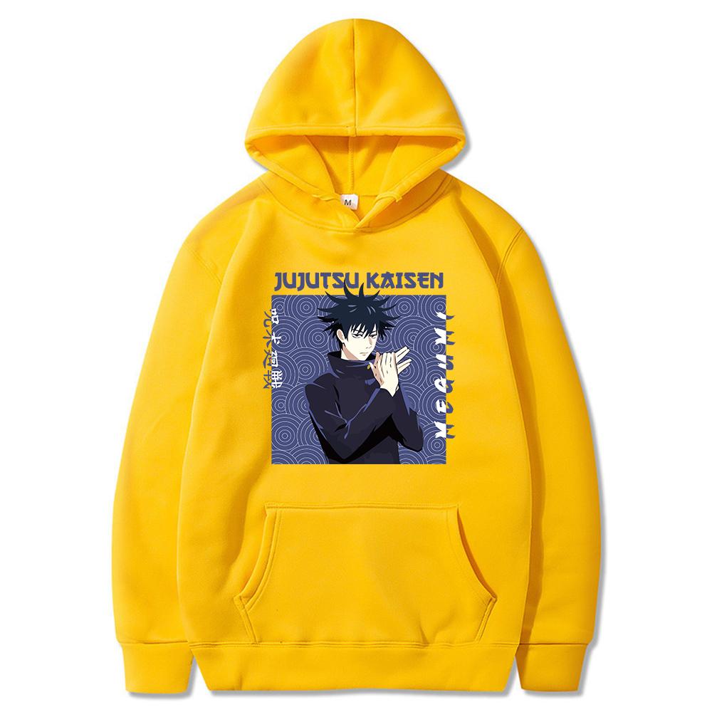 Jujutsu Kaisen Hoodies Graphic Vintage Oversized Hooded Sweatshirt Long Sleeves Soft Hoodie Men Women Clothes