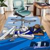 Western Bulldogs Polyester Carpet, Soft Indoor Mat for Office Chair, Living Room, Computer Desk - Decorative Home Office Rug Design
