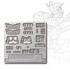 RG 1/144 RX-78-2 Gundam Ver.2.0 Modification Parts (Stainless Steel Parts for Detailing)
