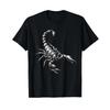 Urban Empyre Skorpion Blackwork Herr T-shirt Svart S UK 10 12 vintage Tvättad streetwear Topp För Vardagsbruk Unisex Lätt