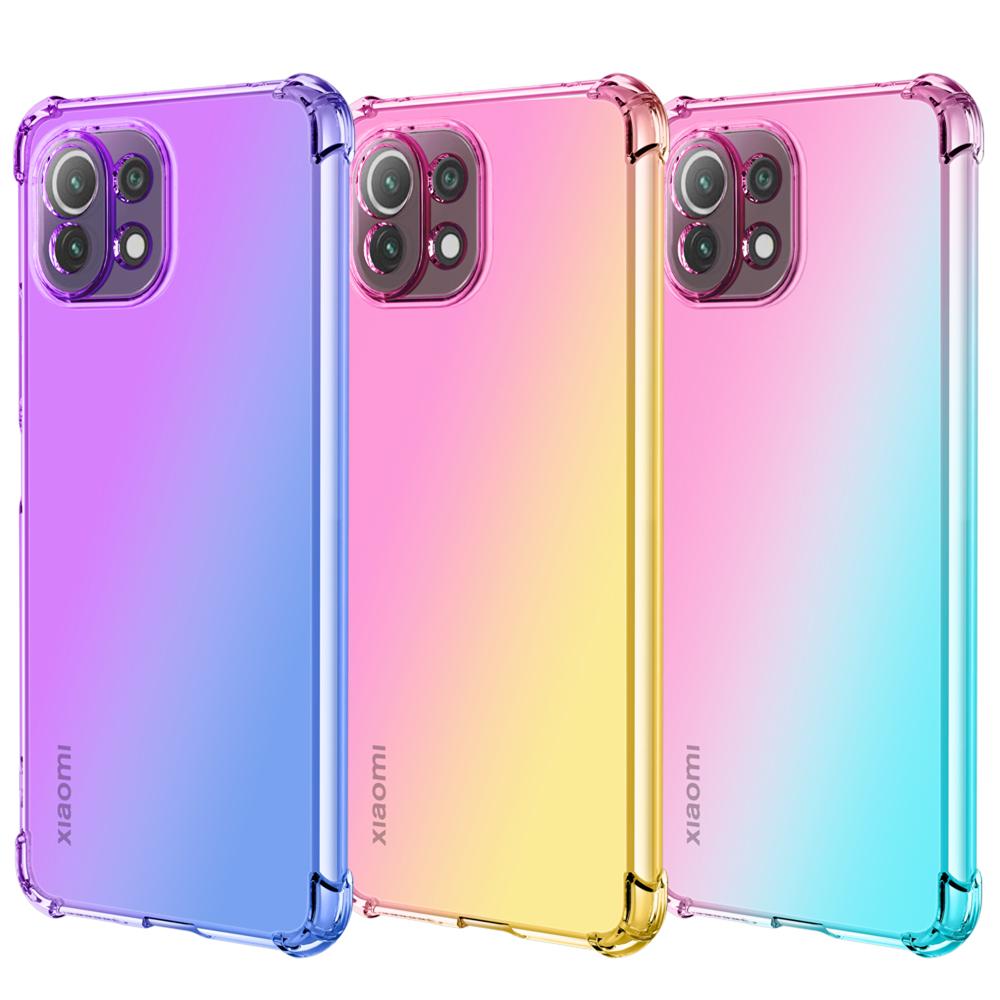 Non-Fingerprint Airbag Soft Tpu Case für Xiaomi Redmi Note 11 10c 10a 10 9t 12 10 Lite 11 10t 10s Poco X4 X3 Nfc M4 Pro F3 M3
