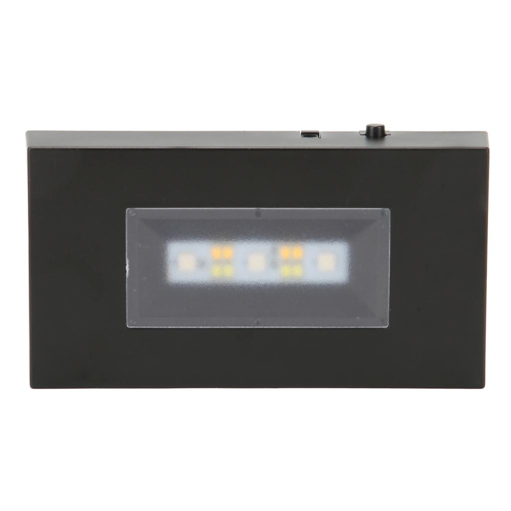 LED Light Stand Base USB Powered Multi Mode Assorted Colors Black ABS Rectangular Light Display