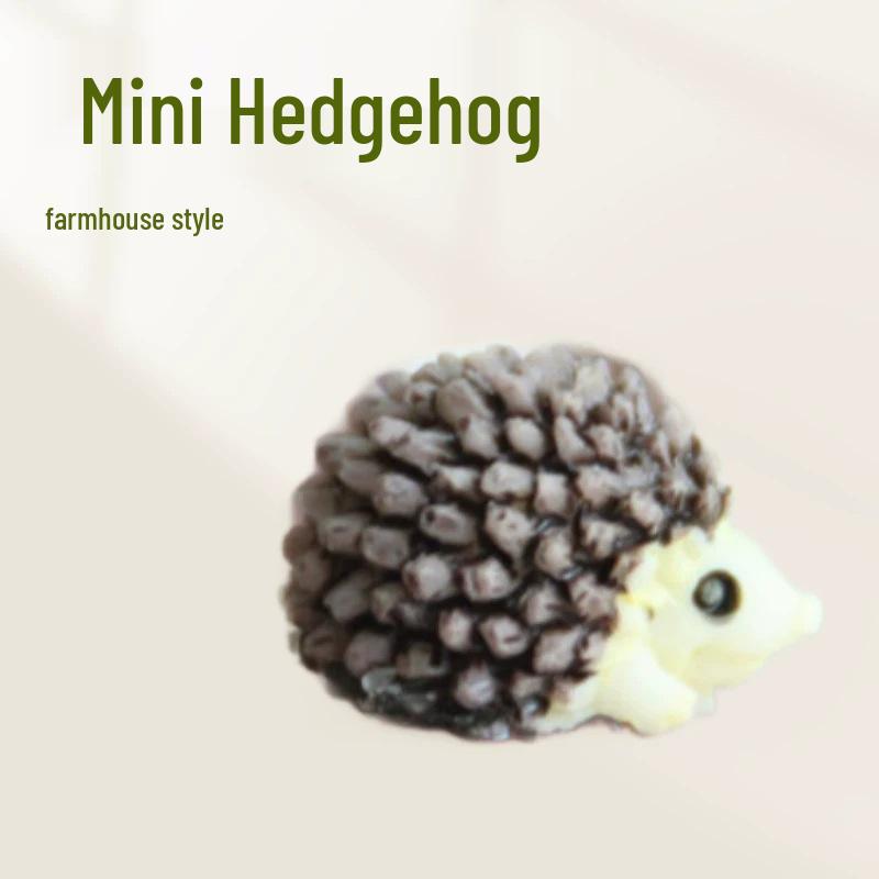 Mini Resin Hedgehog Ecological Landscape Ornaments