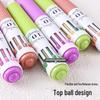 Blue Fruit 10-Color Quick-Dry Ballpoint and Marker Pen Set for Creative Drawing and Painting