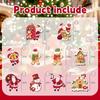 10Pcs Christmas Wooden Pendants Santa Claus Xmas Tree Hanging Ornaments Home Party Christmas Decor New Year Gifts