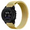 Watch Band for Garmin Fenix 5/6/7/Fenix 8 47mm Magnetic Stainless Steel Electroplating Reinforced Milanese Mesh Strap