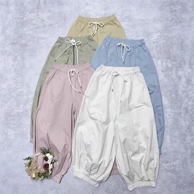 Summer Casual Loose Pants Japanese Simple Versatile Thin Harem Women Pants