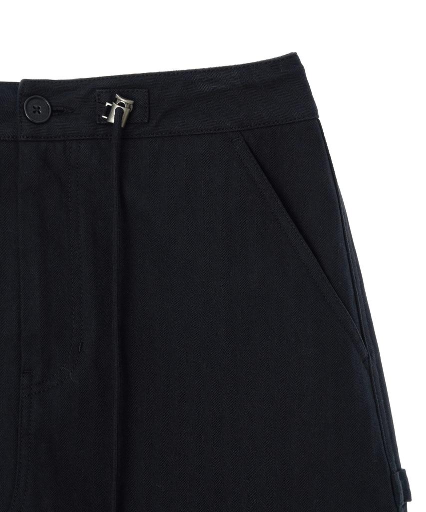 LEE String Midi Skirt Black