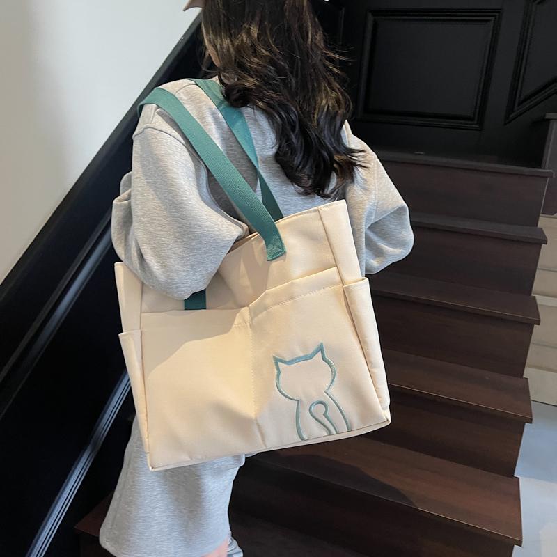 Women's Large Capacity Shoulder Bag Class Commuter Tote Bag Underarm Bag