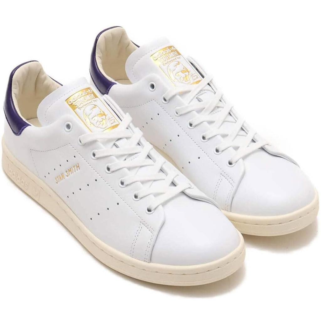 Adidas Stan Smith Lux Footwear Size Sneakers, White/College Purple/Cream White, ID1415, 28.5cm