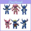 6-pack Of Sturdy 8cm Stidi Figure Toys For Cake Decoration 150g Plastic Material