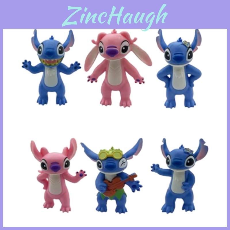 6-pack Of Sturdy 8cm Stidi Figure Toys For Cake Decoration 150g Plastic Material