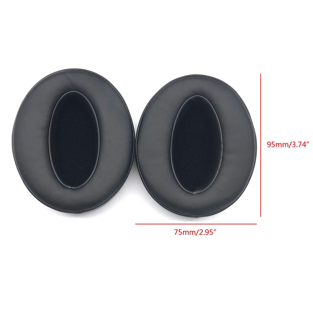 Qualified Replacement Leather Ear Pads Repair Sponge Cover Compatible with HD4.50BTNC HD4.40BT HD4.3 Soft Sponge Cushion