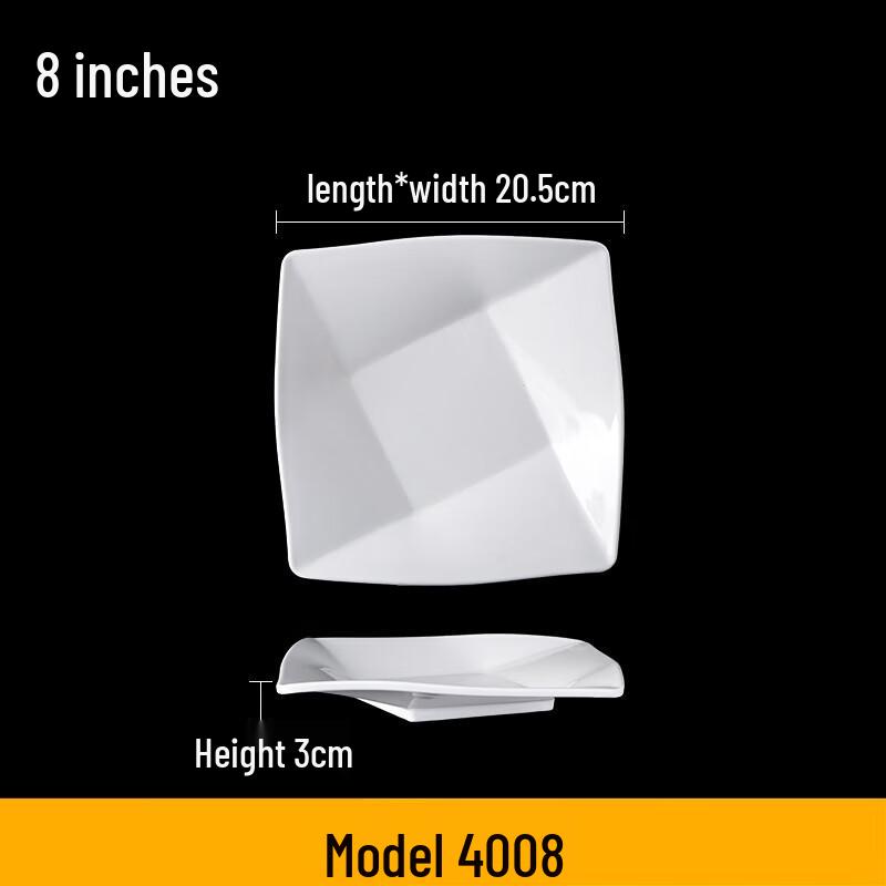 Ruhan Melamine Square Plates