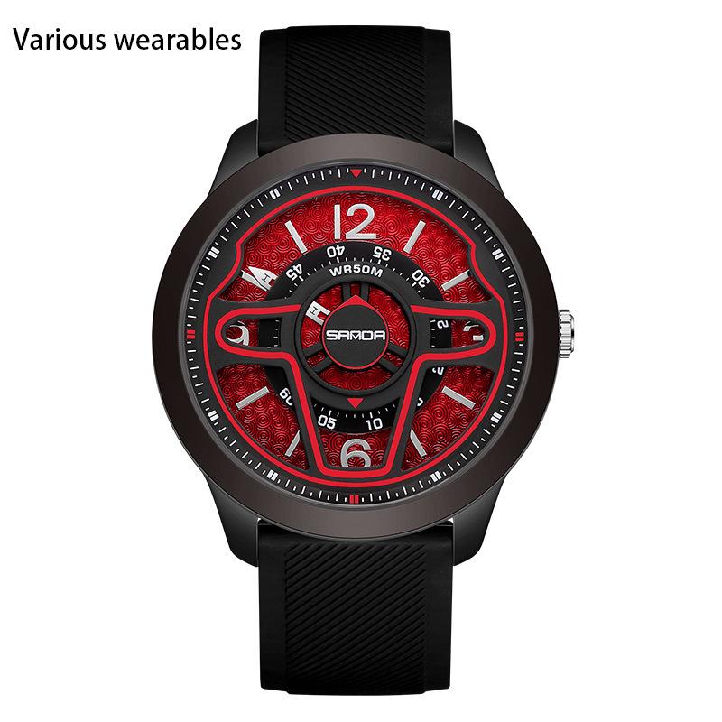 New Electronic Watch Youth Fashion Trend Men's Watch Digital Silicone Cool Watch Waterproof Shockproof Watch