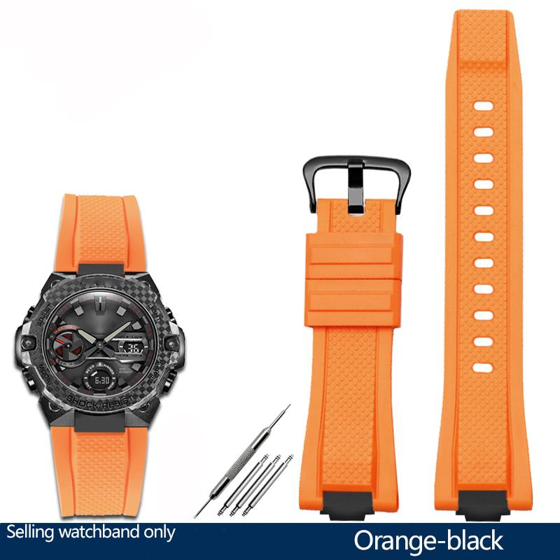 Новый высококачественный модифицированный резиновый ремешок для часов C-asio G-SHOCK GST-B400 GST-B400BD/AD водонепроницаемый спортивный силиконовый ремешок для часов GST-B400