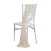 2pcs Chiffon Chair Sashes Wedding Chair Decoration 20x250cm for Wedding Aisle Party Banquet Event Baby Shower