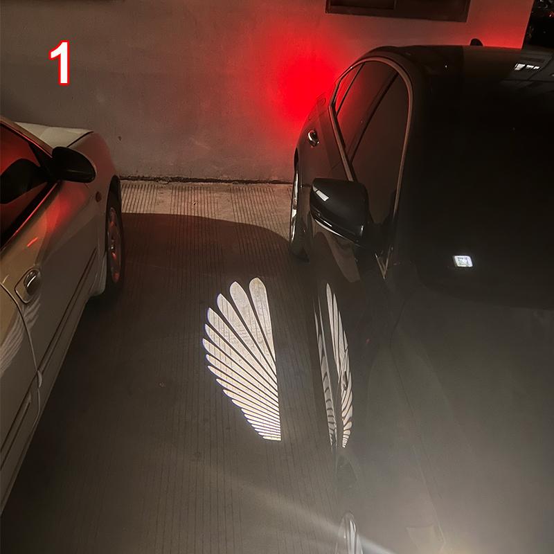

For Cadillac CT4 CT5 CT6 ATS CTS HD Led Car Rearview Mirror Welcome Shadow Icon Light Laser Projector Ghost Lamp Modification CT4 (2019-2024)