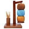 Ateena Yarn Yarn Holds Embroidery Knitting Knitting Craft Size D Holder, Stand, Spools, Floss, Needles, Storage, Kit, Supplies, (Brown)