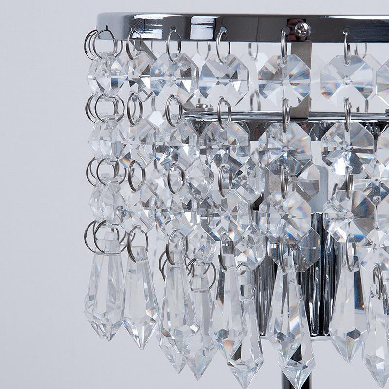 5m-100m 14/16mm Octagon Beads With Metal Chandelier Lighting Hooks Crystal Chain Garland For Transparent Crystal Beads Curtain