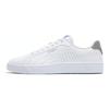Puma Grounded Perf Simple Comfortable Shock Absorption Wear Resistant Low Top Sneakers Unisex Sneakers Silver White 398418-05