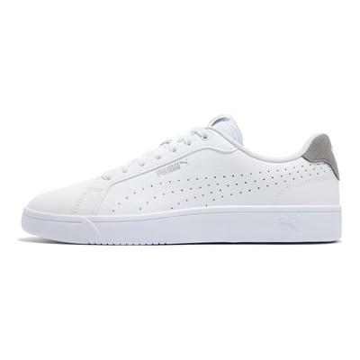 Grounded Perf Simple Comfortable Shock Absorption Wear Resistant Low Top Sneakers Unisex Sneakers Silver White 398418-05