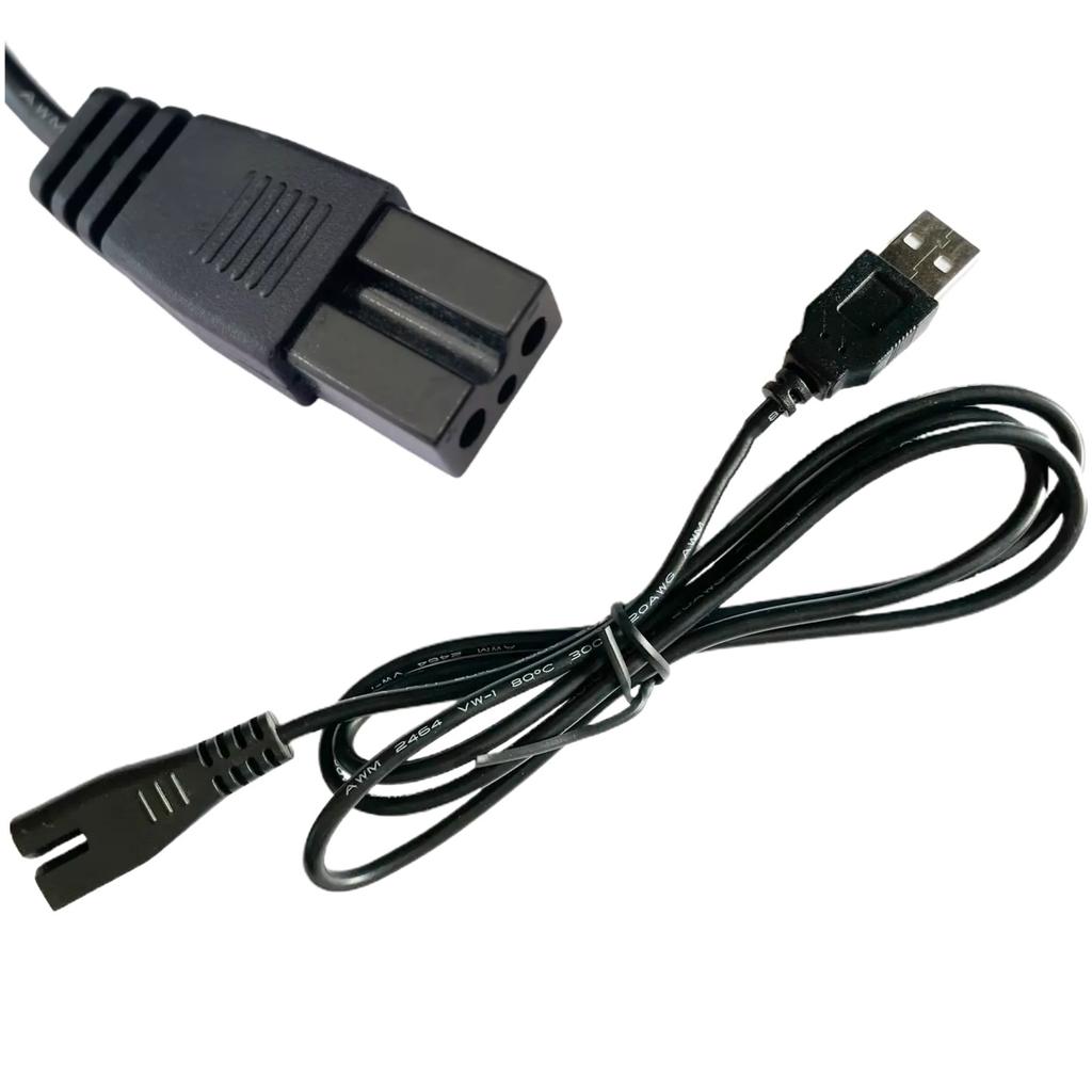1 Stück USB-Kabel Ladekabel Anzug für Bestway / Lay-Z-Spa Pool-Staubsauger Lade-USB-Kabel Ersatz-Wasserpumpe