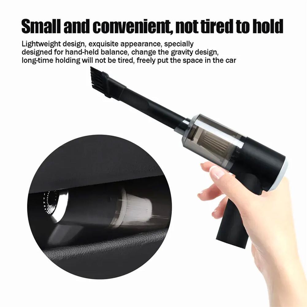 5500Pa Wireless Car Vacuum Cleaner High Power With Nozzle And USB Type-C Fast Charging Cable For Home Office Car Cleanig