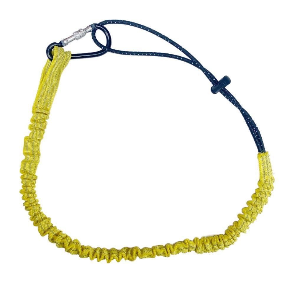 

Extendable Clip Bungee Cord Portable Fall Protection Equipment Tool Tether Safety Rope Roofer жёлтый