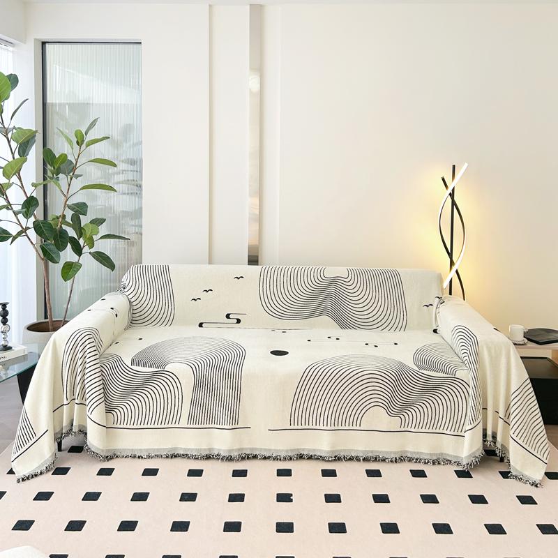 Nordic Tassel Sofa Towel Universal Sofa Blanket Cover Full Cover Sofa Cushion Cover Dust Anti-cat Scratch Furniture Protector