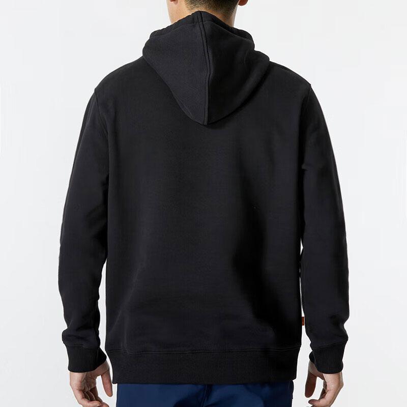 Timberland Buchstaben-Logo Gestickter Outdoor-Sport-Kapuzenpullover Herren Kapuzenpullover Schwarz A699Y-001