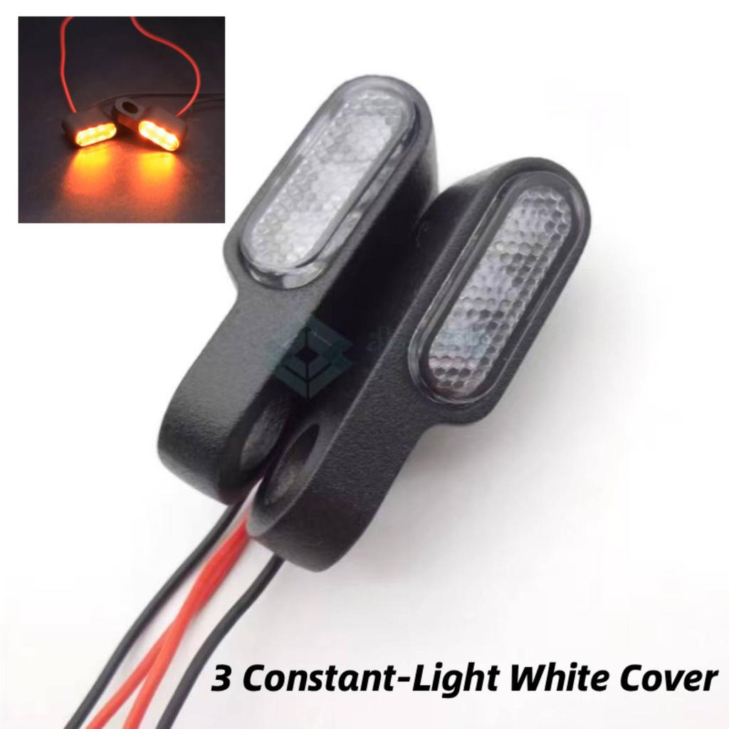 Motorcycle General LED Mini Turn Signals 12V Scooter Handlebar Indicators Lights Blinker Lamps Amber Flasher Taillight